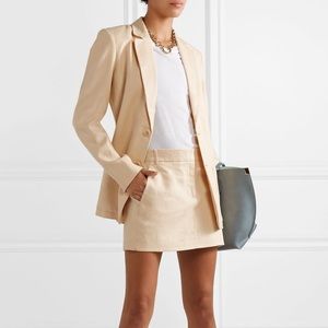 Tibi Oversized Linen Blazer